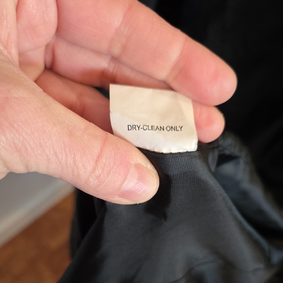 Bettie Page Black Peter Pan Collar Button-Front Trench Coat - Picture 9 of 11